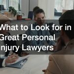 What to Look for in Great Personal Injury Lawyers